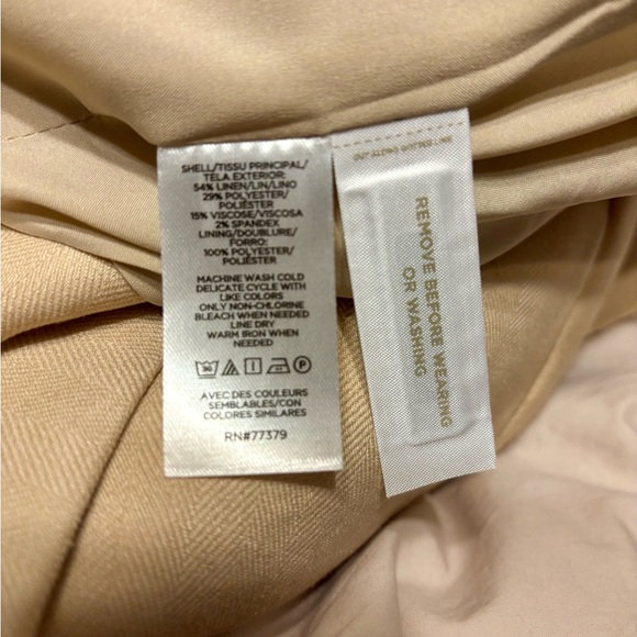 Ann Taylor Linen Blend Blazer || NWT || size 14 - Picture 3 of 4